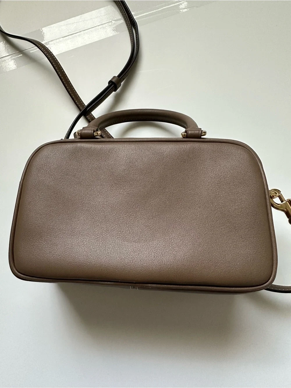 Coach Brown Leather Satchel crossbody bag